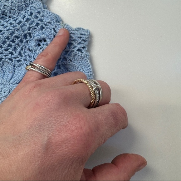 Vintage Gap Blue Crochet Mini Bag - Picture 7 of 10